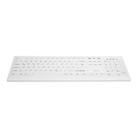 CHERRY Active Key MedicalKey AK-C8100 - tangentbord - AZERTY - fransk - vit Inmatningsenhet