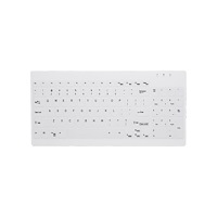 CHERRY Active Key AK-C7012 - tangentbord - tysk - vit Inmatningsenhet