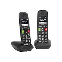 Gigaset Communications Gigaset E290 Duo - trådlös telefon med nummerpresentation + 1 extra handuppsättning