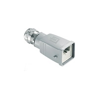 METZ CONNECT BTR E-DAT Industry IP67 V5 metal plug housing - uttagsskydd