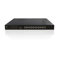 LevelOne LevelOne GEP-2861 - switch - 24 portar - Administrerad - rackmonterbar