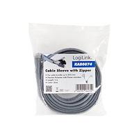 2direct LogiLink kabelhanteringsfodral - med dragkedja