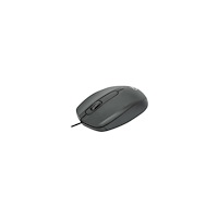 Manhattan Manhattan Comfort II USB Wired Mouse, Black, 1000dpi, USB-A, Optical, Ambidextrous, Portable/Compact, Three Button with...