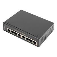 Digitus DIGITUS DN-651108 - switch - industrial, gigabit - 8 portar - ohanterad