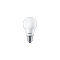 Philips Philips - LED-glödlampa - form: A60 - glaserad finish - E27 - 8 W - varmt vitt ljus - 2700 K (paket om 4)