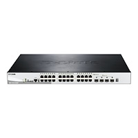 D-Link D-Link DGS 1510-28XMP - switch - 28 portar - smart - rackmonterbar