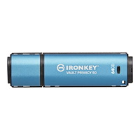 Kingston Technology Kingston IronKey Vault Privacy 50 Series - USB flash-enhet - 64 GB - TAA-kompatibel