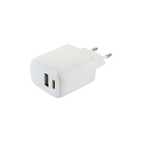 Schwaiger Schwaiger strömadapter - 230 V quick charger - USB, 24 pin USB-C - 20 Watt