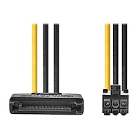 NEDIS Nedis - strömadapter - 6-stifts PCIe-ström till SATA-ström - 15 cm
