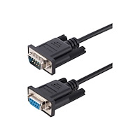 StarTech.com StarTech 3m RS232 Serial Null Modem Cable, Crossover Serial Cable w/Al-Mylar Shielding, DB9 Serial COM Port Cable Female...