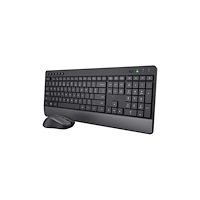 Trust Computer Products Trust TKM-450 - sats med tangentbord och mus - Nordisk - svart Inmatningsenhet