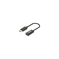 Manhattan Manhattan DisplayPort 1.2 to HDMI Active Adapter, 4K@60Hz, 15cm, Male to Female, DP With Latch, Black, Not Bi-Directiona...