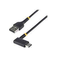 StarTech.com StarTech.com 1ft (30cm) USB A to C Charging Cable Right Angle, Heavy Duty Fast Charge USB-C Cable, USB 2.0 A to Type-C,...
