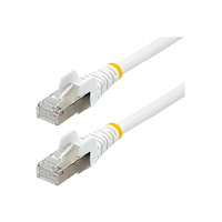 StarTech.com StarTech.com 5m CAT6a Ethernet Cable - White - Low Smoke Zero Halogen (LSZH) - 10GbE 500MHz 100W PoE++ Snagless RJ-45 w/...