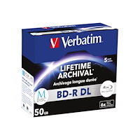VERBATIM Verbatim M-Disc - BD-R DL x 5 - 50 GB - lagringsmedier