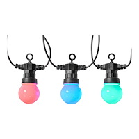 NEDIS Nedis SmartLife - stränglampor - LED - 2 LEDs/m - 5.62 W - RGB-lampa - svart