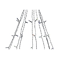 NEDIS Nedis SmartLife - stränglampor - LED - 6 LEDs/m - 5.7 W - RGB-lampa - träd - svart