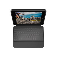 Logitech Logitech Rugged Folio - tangentbord och foliefodral - QWERTZ - tysk - grafit Inmatningsenhet