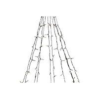 NEDIS Nedis SmartLife - stränglampor - LED - 10 LEDs/m - 4.21 W - varmt vitt ljus - 2700-3000 K - träd - svart