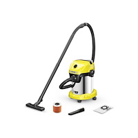 Kärcher Kärcher WD 3-18 S - dammsugare - med behållare - inget batteri - gul