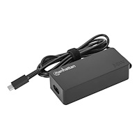 Manhattan Manhattan USB-C Power Delivery Laptop Charger 65W, AC to Type-C Power Adapter, Universal Voltage Compatible with Most No...