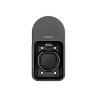 2direct LogiLink - väggfäste för charging cable - with cable tray, plastic