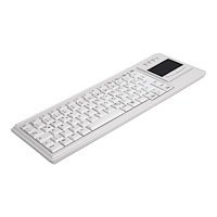 CHERRY Active Key IndustrialKey AK-4400-G - tangentbord - kompakt - med pekdyna - belgisk - ljusgrå Inmatningsenhet