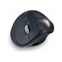 Kensington Computer Products Group Kensington Pro Fit Ergo TB550 Trackball EQ - styrkula - 2.4 GHz, Bluetooth - blågrå, svart