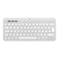 Logitech Logitech Pebble Keys 2 K380s - tangentbord - QWERTY - USA, internationellt - tonal white Inmatningsenhet