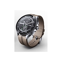 Xiaomi Xiaomi Watch 2 Pro - rostfritt stål i silver - smart klocka med rem - brun - 32 GB