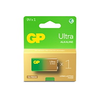 Gold Peak GP Ultra batteri x 9V - alkaliskt