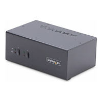 StarTech.com StarTech.com 2-Port Dual-Monitor DisplayPort KVM Switch, 4K 60Hz, 2x USB 5Gbps Hub Ports, 2x USB 2.0 HID Ports, Hotkey a...