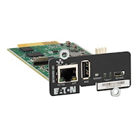Eaton Corporation Eaton Cybersecure Gigabit NETWORK-M3 Card for UPS and PDU - adapter för administration på distans - Gigabit Ethernet x 1