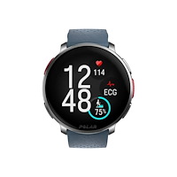 Polar Electro Polar Vantage V3 - aluminum - sportklocka med band - 32 GB - himmelsblå