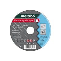 Metabo Metabo Flexiarapid Super TF 41 - skärskiva - för rostfritt stål, acid-resistant steel, inox steel, spring steel, tool st...