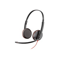 Hewlett-Packard HP Poly Blackwire C3225 - headset - 3,5 mm kontakt