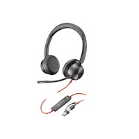 Hewlett-Packard HP Poly Blackwire 8225 - headset - USB-C