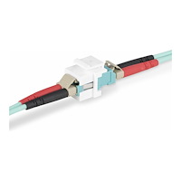 StarTech.com StarTech.com LC to LC Coupler, LC Fiber Coupler, LC/UPC Keystone Jack, Fiber Optic LC Keystone Coupler for Patch Panel -...