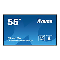 Iiyama iiyama ProLite LH5575UHS-B1AG 55" Klass (54.6" visbar) LED-bakgrundsbelyst LCD-skärm - 4K - för digital skyltning
