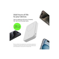 Belkin International Belkin trådlös powerbank - magnetisk med Qi2 - USB-C - 15 Watt