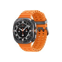 SAMSUNG Samsung Galaxy Watch Ultra - titan - smart klocka med marinband - orange - 32 GB - titangrå