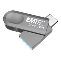 EMTEC International EMTEC Dual D280 - USB flash-enhet - 64 GB