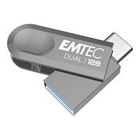 EMTEC International EMTEC Dual D280 - USB flash-enhet - 128 GB