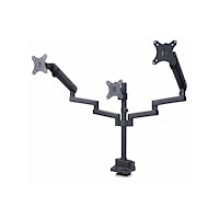 StarTech.com StarTech.com Triple Monitor Desk Mount For Up To Three 27in Screens, VESA 75x75/100x100, Tool-Less Arm Adjustments, C-Cl...