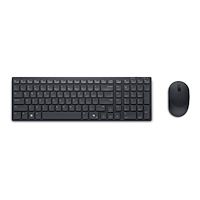 DELL Dell Pro Compact Silent Keyboard and Mouse - KM555 - sats med tangentbord och mus - QWERTY - USA, internationellt - svar...