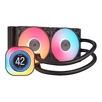 Corsair CORSAIR iCUE Link TITAN 240 RX LCD - kylsystem med vätska till processorn