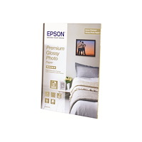 EPSON Epson Premium Glossy Photo Paper - fotopapper - blank - 30 ark - 130 x 180 mm - 255 g/m²