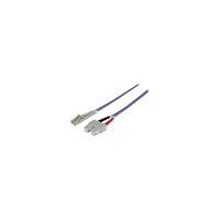 intellinet Intellinet Fiber Optic Patch Cable, OM4, LC/SC, 3m, Violet, Duplex, Multimode, 50/125 µm, LSZH, Fibre, Lifetime Warranty...