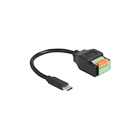 DeLOCK Delock - USB-adapterkabel - USB-C till 4 stifts terminalblock - 15 cm