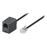 Goobay goobay telefonförlängningskabel - 3 m - svart